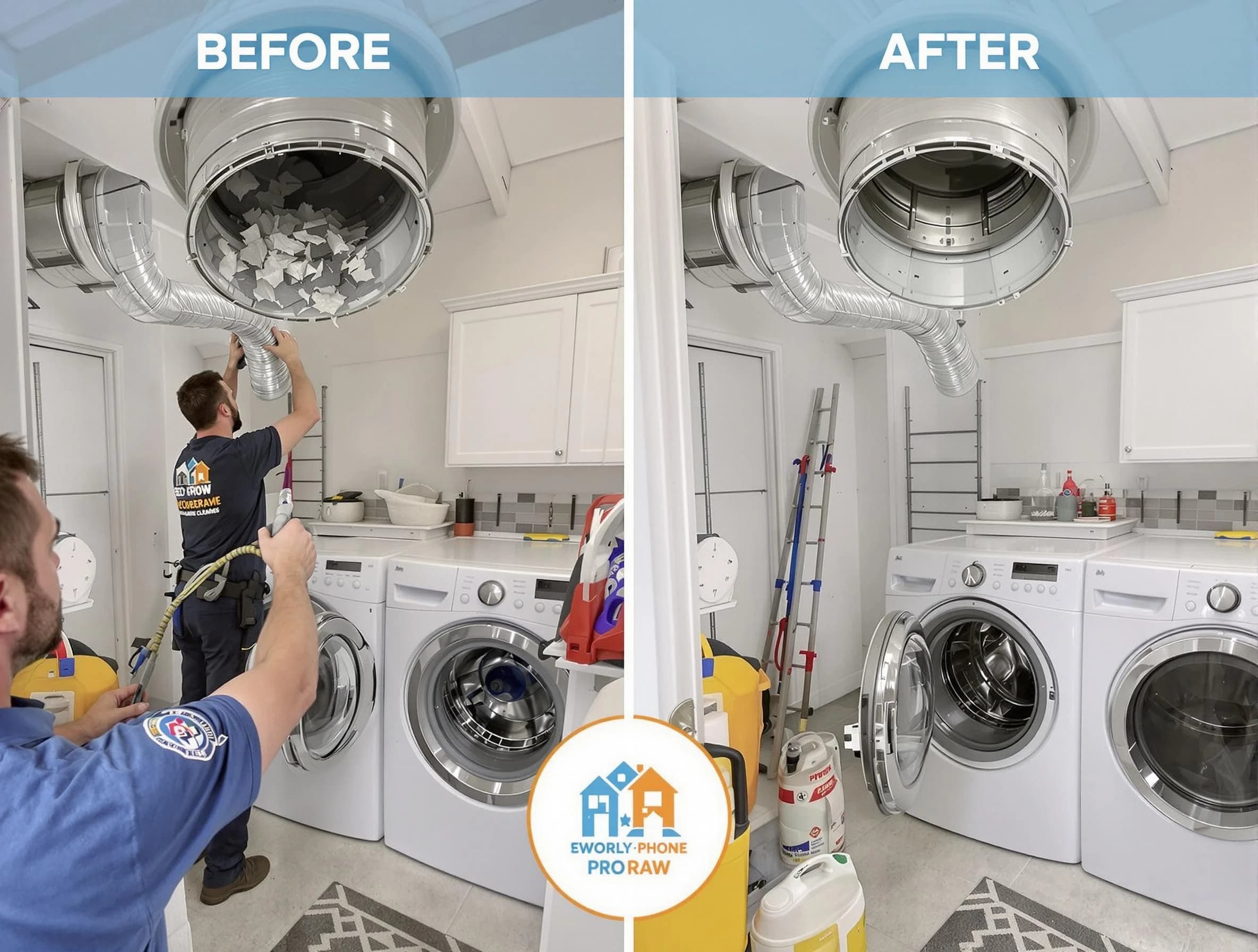 Residential dryer vent cleaning by Midwest City Dryer Vent Cleaning in Midwest City