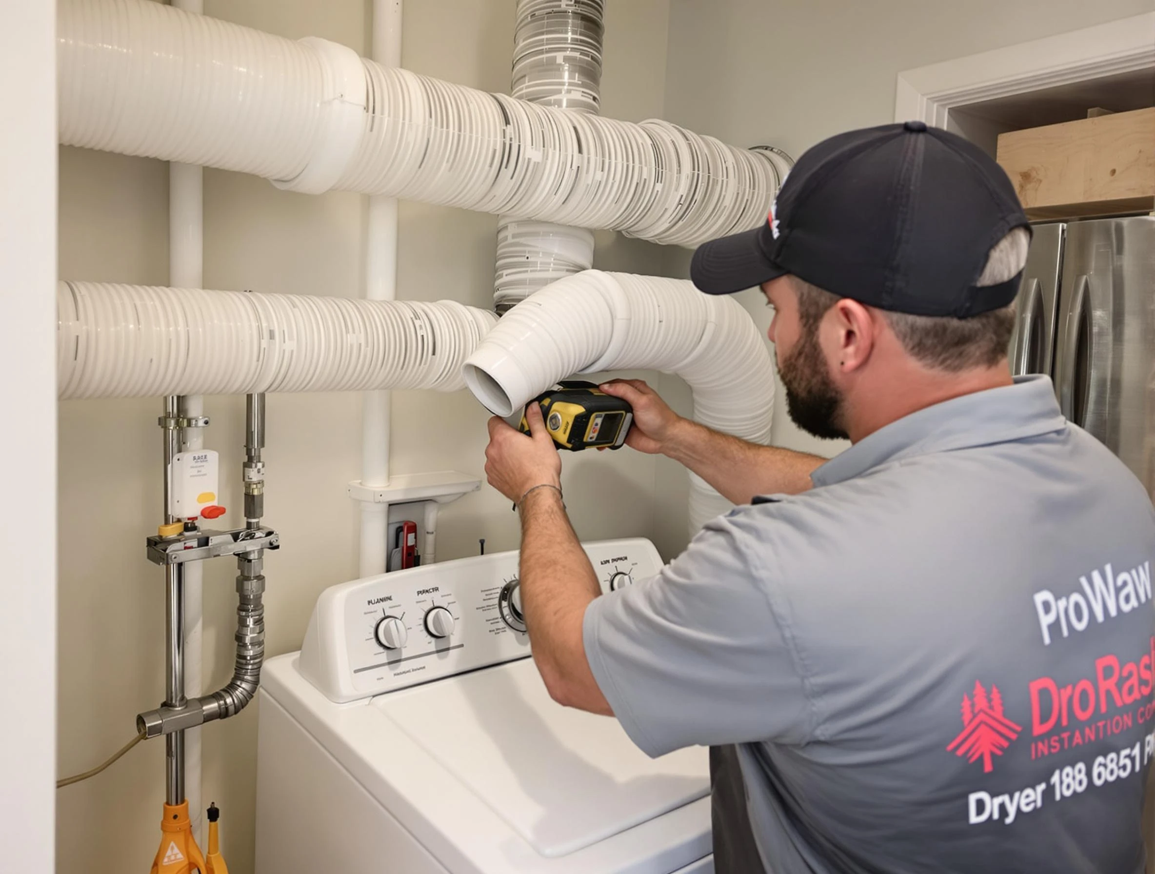 Professional dryer vent hose installation by Midwest City Dryer Vent Cleaning in Midwest City