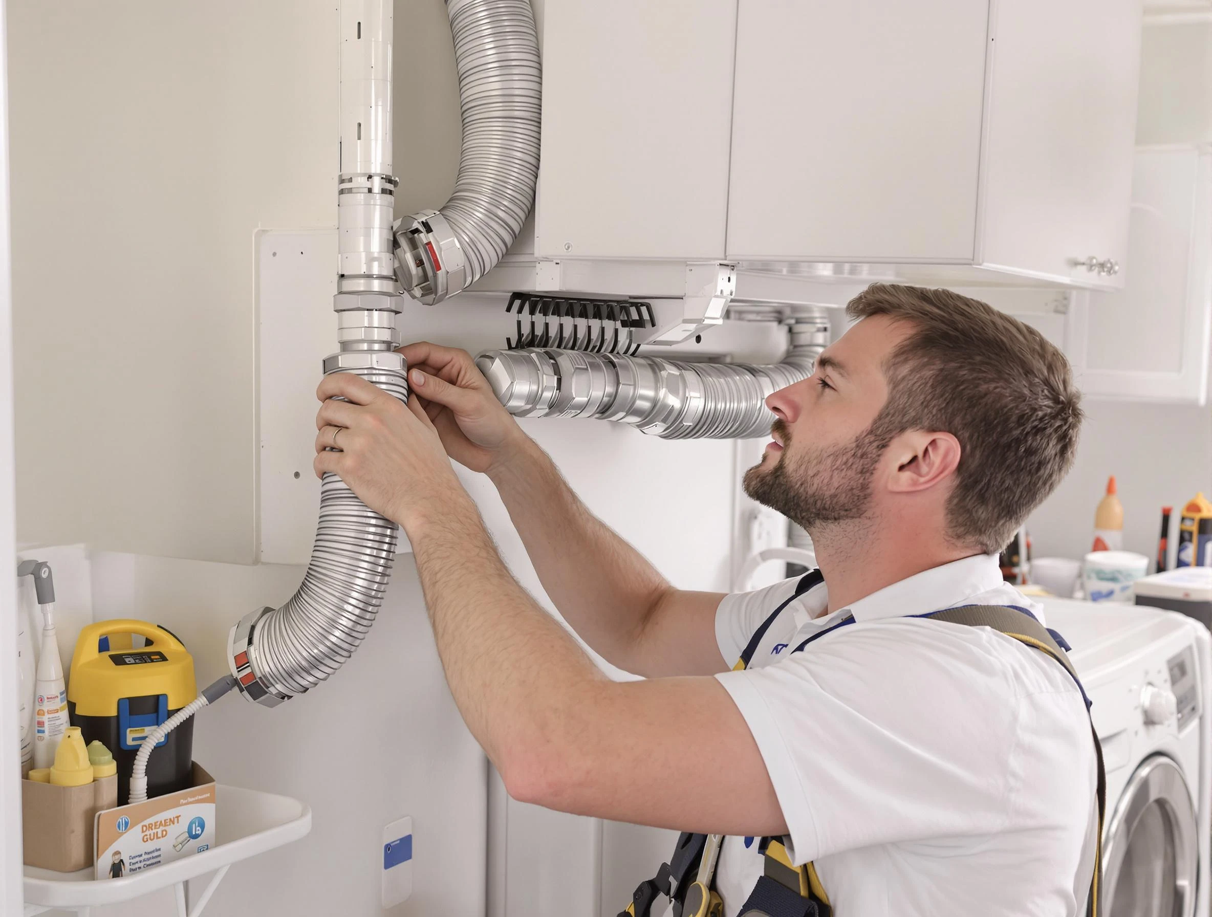 Professional dryer vent repair and installation by Midwest City Dryer Vent Cleaning in Midwest City